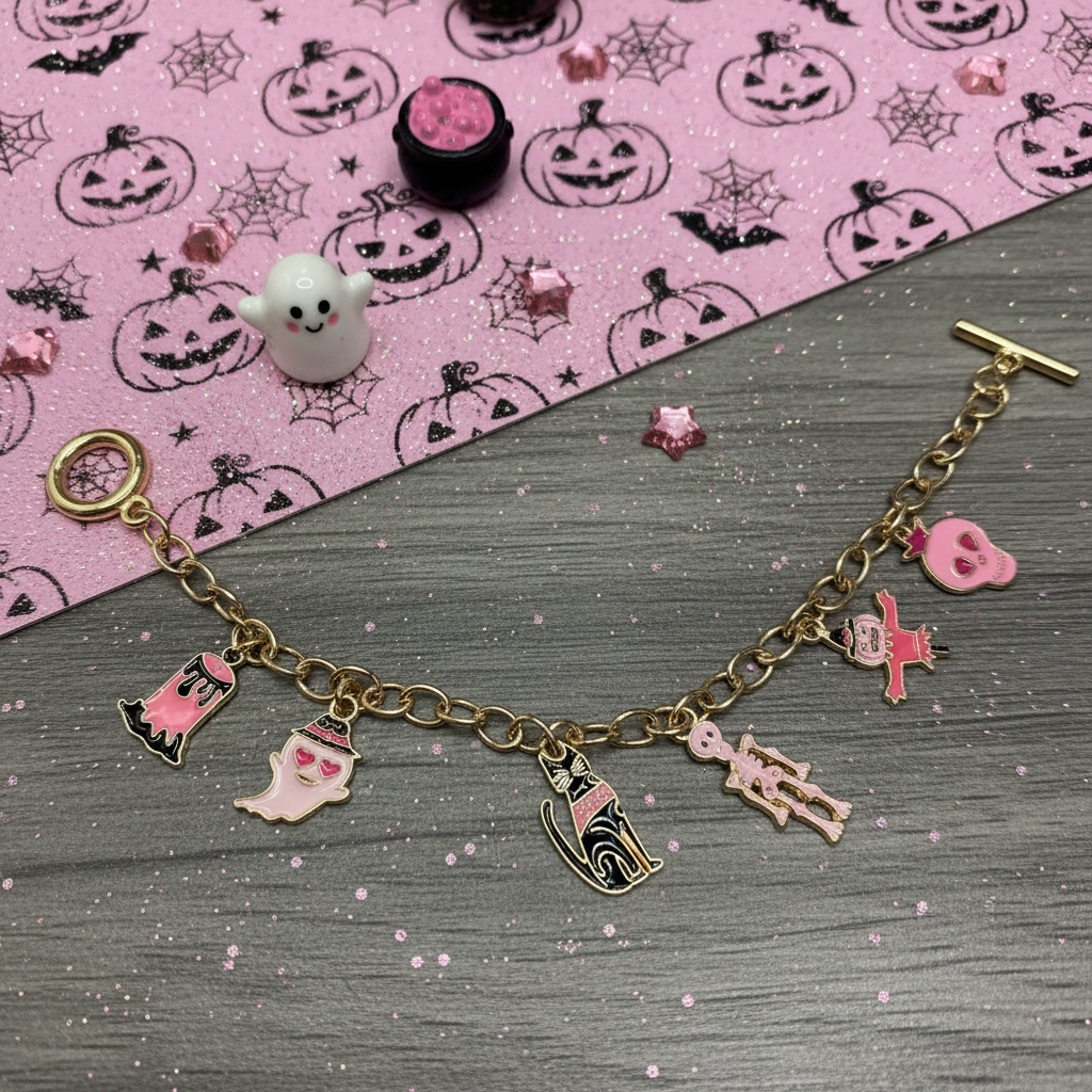 Halloween Charm Bracelet | Spooky Cute Halloween Jewelry