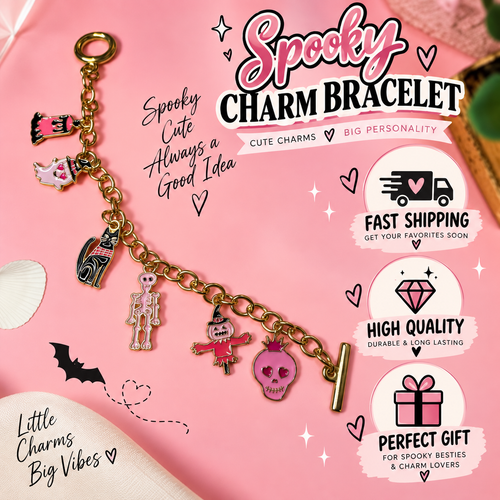 Halloween Charm Bracelet | Spooky Cute Halloween Jewelry