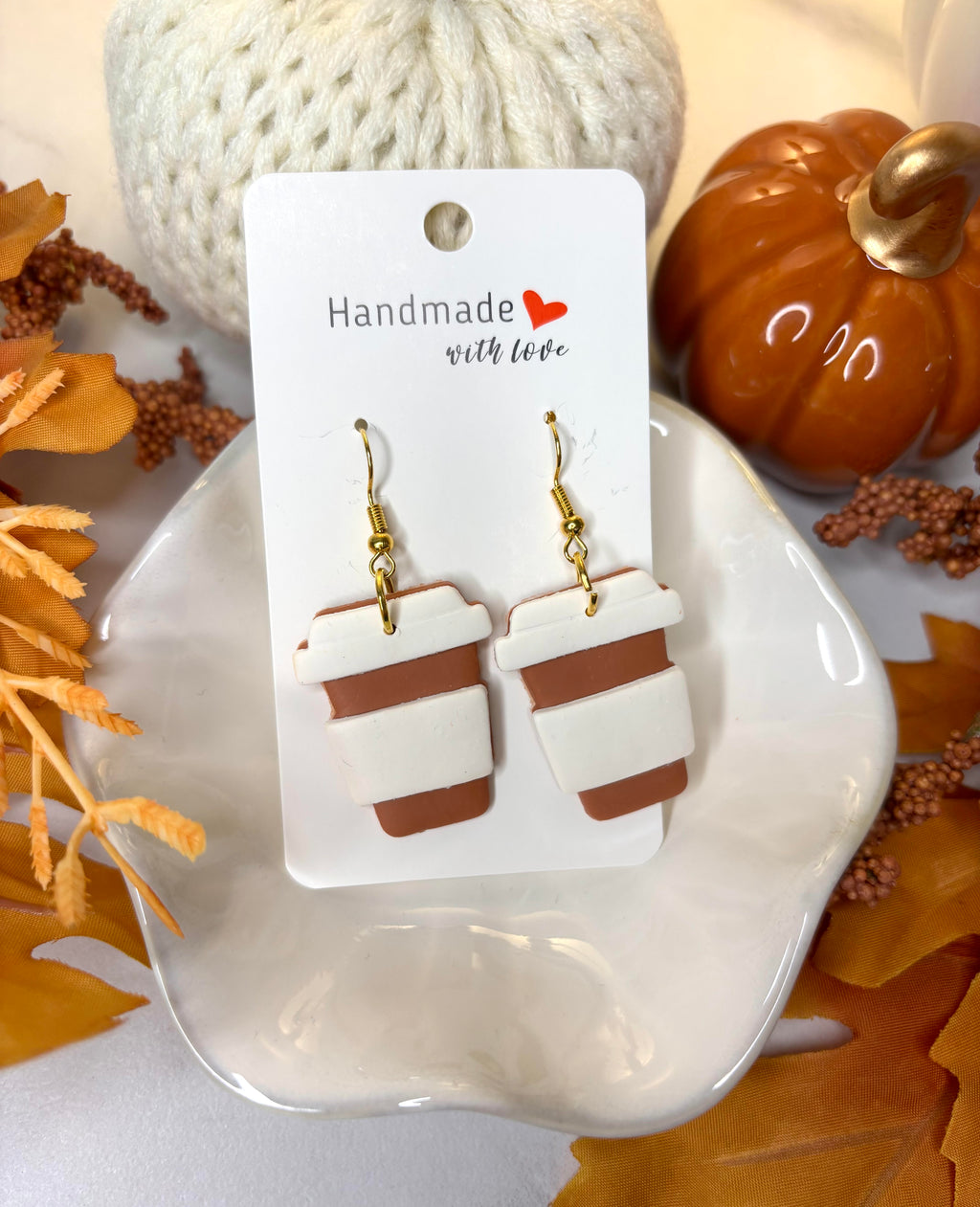 Latte Earrings